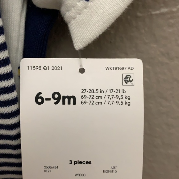 Child of Mine by Carter's Baby Boy 3 pice set - Picture 7 of 8